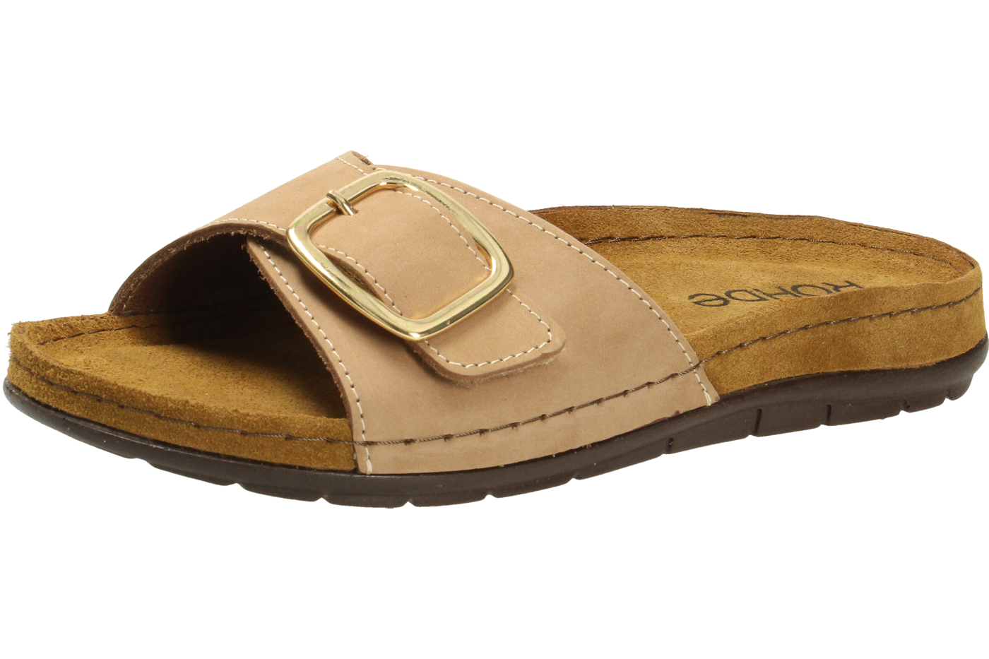 Rhode Pantoletten Damen ROHDE Damen Clogs „Elba 1700“ – Kork